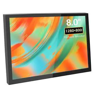8 Inch Mini Monitor, Small HDMI Screen Display,1280 * 800 Resolution Portable Monitor for PC Laptop Compatible with Raspberry Pi Game Consoles 8 Inch Mini Monitor, Small HDMI Screen Display,1280 * 800 Resolution Portable Monitor for PC Laptop Compatible with Raspberry Pi Game Consoles