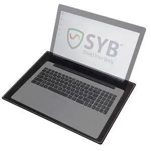 Shield Your Body - Laptop Lap Pad with SaferBody, Anti Radiation Shield & Heat Shield Pad, EMF Blocker Laptop Pad for Up to 14in.Wide Device (13.8 x 10.7 inches), Jet Black PU Leather Color Shield Your Body - Laptop Lap Pad with SaferBody, Anti Radiation Shield & Heat Shield Pad, EMF Blocker Laptop Pad for Up to 14in.Wide Device (13.8 x 10.7 inches), Jet Black PU Leather Color