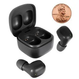 Mini Wireless Earbuds Bluetooth 5.3 Headphones, Small in-Ear Noise Isolating Ear Buds with Mic & Charging Case, 12 Hr Playtime Lightweight Invisible Headset for iPhone & Android Black Mini Wireless Earbuds Bluetooth 5.3 Headphones, Small in-Ear Noise Isolating Ear Buds with Mic & Charging Case, 12 Hr Playtime Lightweight Invisible Headset for iPhone & Android Black
