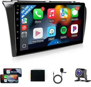 Car Radio for Mazda 3 2004-2009 Stereo Replacement with IPS 9'' Touchscreen Built-in Wireless Carplay/Android Auto/GPS/Bluetooth/FM/Steering Wheel Controls/Backup Camera/MIC Car Radio for Mazda 3 2004-2009 Stereo Replacement with IPS 9'' Touchscreen Built-in Wireless Carplay/Android Auto/GPS/Bluetooth/FM/Steering Wheel Controls/Backup Camera/MIC