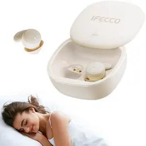 IFECCO Sleep Earbuds Wireless for Side Sleepers with Noise Blocking | Sleep Headphones for Side Sleepers,Sleeping Earbuds Bluetooth 6.2,IPX6 Waterproof,with Mic IFECCO Sleep Earbuds Wireless for Side Sleepers with Noise Blocking | Sleep Headphones for Side Sleepers,Sleeping Earbuds Bluetooth 6.2,IPX6 Waterproof,with Mic