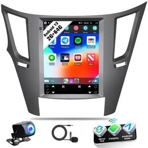 2G+64G Android Car Stereo for Subaru Outback Legacy 2010-2014 9.7 Inch Touch Screen Car Radio with Wireless Apple Carplay Android Auto GPS Navigation Bluetooth FM WiFi HiFi Backup Camera MIC 2G+64G Android Car Stereo for Subaru Outback Legacy 2010-2014 9.7 Inch Touch Screen Car Radio with Wireless Apple Carplay Android Auto GPS Navigation Bluetooth FM WiFi HiFi Backup Camera MIC
