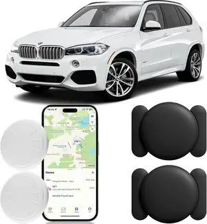 Mini GPS Tracker for Vehicles,Hidden Vehicle Tracking Device with Magnetic Case,Real-Time Mini Magnetic Car Tracker Device Works with Apple Find My (iOS Only),No Monthly Fee (2PCS) Mini GPS Tracker for Vehicles,Hidden Vehicle Tracking Device with Magnetic Case,Real-Time Mini Magnetic Car Tracker Device Works with Apple Find My (iOS Only),No Monthly Fee (2PCS)