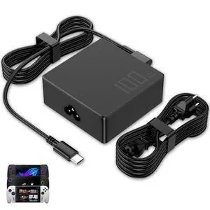 100W 65W USB C Charger Compatible with ROG Ally X/Steam Deck/Legion Go S | For Asus ROG Xbox Ally X /Steam OLED/Switch/Lite/OLED/MSI Claw/Gaming Laptop Type C Fast Power Cord 100W 65W USB C Charger Compatible with ROG Ally X/Steam Deck/Legion Go S | For Asus ROG Xbox Ally X /Steam OLED/Switch/Lite/OLED/MSI Claw/Gaming Laptop Type C Fast Power Cord