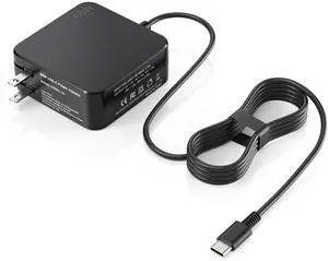 USB-C 65W Wall Charger Power Adapter for Lenovo Laptop ThinkPad T14 T15 X1 X13 E15 T480s T490 Yoga 7i 9i Thinkbook 13s 14 15 16 Plus Chromebook C330 S330- PD 3.0,Slim,Light and Portable-Black USB-C 65W Wall Charger Power Adapter for Lenovo Laptop ThinkPad T14 T15 X1 X13 E15 T480s T490 Yoga 7i 9i Thinkbook 13s 14 15 16 Plus Chromebook C330 S330- PD 3.0,Slim,Light and Portable-Black