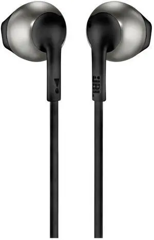 Tune 205 - Earbud Headphones - Black | Pure Bass sound, 1-button remote with microphone, Tangle-free flat cable Tune 205 - Earbud Headphones - Black | Pure Bass sound, 1-button remote with microphone, Tangle-free flat cable