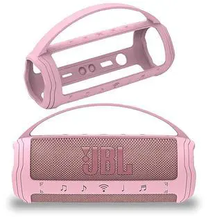 Silicone Cover Case for JBL Flip 6 Portable Bluetooth Speaker | Protective Carrying Case for JBL Flip 6 Speaker Accessories, Soft Silicone Cover with Handle (Pink Case) Silicone Cover Case for JBL Flip 6 Portable Bluetooth Speaker | Protective Carrying Case for JBL Flip 6 Speaker Accessories, Soft Silicone Cover with Handle (Pink Case)