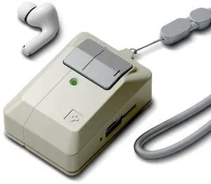Classic LS Designed for AirPods Pro 3 Case (2025) with Lock | Classic Macintosh Mouse Inspired Design, Secure Locking Clip, Lanyard Included - Stone Classic LS Designed for AirPods Pro 3 Case (2025) with Lock | Classic Macintosh Mouse Inspired Design, Secure Locking Clip, Lanyard Included - Stone