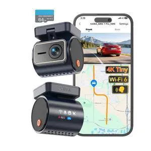 4K Mini Dash Cam Front, Stealth Display, Voice Control, Wi-Fi 6 & GPS | 2K HDR, Super Night Vision Car Camera, APP Control, G-Sensor, Loop Recording, 24/7 Parking Mode, Support Max 256GB 4K Mini Dash Cam Front, Stealth Display, Voice Control, Wi-Fi 6 & GPS | 2K HDR, Super Night Vision Car Camera, APP Control, G-Sensor, Loop Recording, 24/7 Parking Mode, Support Max 256GB