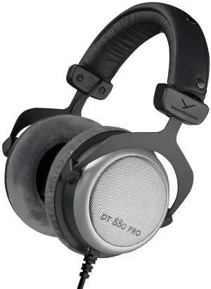 DT 880 PRO 250 Ohm, Semi-Open-Back Over Ear Wired Studio Headphones for Mixing, Mastering, Monitor, 3M Coiled Cable with 1/8 & 1/4 Adapter. Silver with Grey Velour Ear Pads DT 880 PRO 250 Ohm, Semi-Open-Back Over Ear Wired Studio Headphones for Mixing, Mastering, Monitor, 3M Coiled Cable with 1/8 & 1/4 Adapter. Silver with Grey Velour Ear Pads