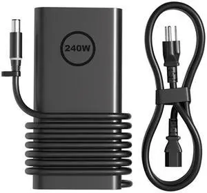 New 240W Gan Slim Style AC Charger for Dell Alienware x17 x16 x15 M17 M17x M15 M14x 17 15 Precision 7780 7770 7670 7680 7550 7560 G16 G15 G7 G5 5521 5535 5530 7620 Gaming Laptop LA240PM200 New 240W Gan Slim Style AC Charger for Dell Alienware x17 x16 x15 M17 M17x M15 M14x 17 15 Precision 7780 7770 7670 7680 7550 7560 G16 G15 G7 G5 5521 5535 5530 7620 Gaming Laptop LA240PM200