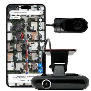 DG2 Live Dashcam GPS Tracker - 2-Channel Video & Real-Time Alerts | Front and Interior Camera - Remote Video Footage - Real-Time Tracking - Harsh Driving, Speeding and other Notifications DG2 Live Dashcam GPS Tracker - 2-Channel Video & Real-Time Alerts | Front and Interior Camera - Remote Video Footage - Real-Time Tracking - Harsh Driving, Speeding and other Notifications