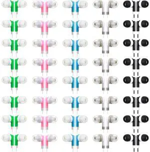 100 Pack Wired Earbuds Bulk, Multicolor 3.5mm Jack Earphones for Students, Classroom Headphones for School, Library, Museum, Testing, Laptop, Tablet(Multicolor) 100 Pack Wired Earbuds Bulk, Multicolor 3.5mm Jack Earphones for Students, Classroom Headphones for School, Library, Museum, Testing, Laptop, Tablet(Multicolor)