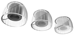 Spring Tips Silicone Eartips for Nozzle Diameter from 4.8mm-6.4mm Acoustic waveguide + Double Support Structure Silicone Earphone Ear-Tips 3pairs (S-3pairs) Spring Tips Silicone Eartips for Nozzle Diameter from 4.8mm-6.4mm Acoustic waveguide + Double Support Structure Silicone Earphone Ear-Tips 3pairs (S-3pairs)