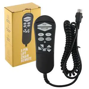 ZKAD-5 5-Pin Lift Chair Remote Fit for Golden & Ultra Comfort Chairs | Dual-motor lift chair replaces ZKAD-2 ZKAD-3 ZKAD-4,11-button SIT/HOME, no Twilight tilt, plug-and-play, backlit buttons ZKAD-5 5-Pin Lift Chair Remote Fit for Golden & Ultra Comfort Chairs | Dual-motor lift chair replaces ZKAD-2 ZKAD-3 ZKAD-4,11-button SIT/HOME, no Twilight tilt, plug-and-play, backlit buttons