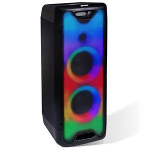 Party Speaker, Dual 8" Woofers, LED Show, 16-Hr Play (GLS-880) | Party speaker, dual 8" woofers - LED show, 4 modes - 16 hr battery - Bluetooth, wired, remote incl Party Speaker, Dual 8" Woofers, LED Show, 16-Hr Play (GLS-880) | Party speaker, dual 8" woofers - LED show, 4 modes - 16 hr battery - Bluetooth, wired, remote incl