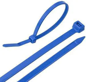 Tefzel Cable Tie,6" ETFE Zip Ties,High Temp Zip Tis Blue,Chemical Resistan for Demanding Industrial Applications (Pack of 100) Tefzel Cable Tie,6" ETFE Zip Ties,High Temp Zip Tis Blue,Chemical Resistan for Demanding Industrial Applications (Pack of 100)
