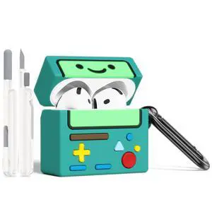 AirPod 4 Case Cover, Cute Cartoon Game Case for Airpods 4th Generation (2024), Funny Kawaii 3D Cartoon Silicone Case for Women Girls (Green) AirPod 4 Case Cover, Cute Cartoon Game Case for Airpods 4th Generation (2024), Funny Kawaii 3D Cartoon Silicone Case for Women Girls (Green)