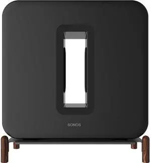 Real Wood Stand for Sub 4,The Holder Accessories Protect Sonos Sub 4 for Sound Better,Secure Stable Wooden Mount with Metal Frame for Sonos Sub 4, Sub 3, Sub 2, (Walnut) (Black) Real Wood Stand for Sub 4,The Holder Accessories Protect Sonos Sub 4 for Sound Better,Secure Stable Wooden Mount with Metal Frame for Sonos Sub 4, Sub 3, Sub 2, (Walnut) (Black)