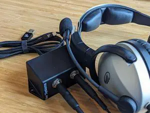 Aviation Headset to USB Adapter (GA Dual Plug) Aviation Headset to USB Adapter (GA Dual Plug)