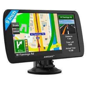 GPS Navigator for Car, 9 Inch Touch Screen Car GPS, Support Voice Turn Direction Guidance/Speed and Red Light Warning Free Map Update GPS Navigator for Car, 9 Inch Touch Screen Car GPS, Support Voice Turn Direction Guidance/Speed and Red Light Warning Free Map Update