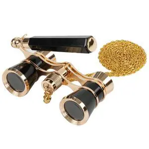 3X25 Opera Glasses Binoculars with Adjustable Handle&Chain for Theater | BK7 Optics Glass,Vintage and Refined,with Handle, with Chain, for Concert Viewing 3X25 Opera Glasses Binoculars with Adjustable Handle&Chain for Theater | BK7 Optics Glass,Vintage and Refined,with Handle, with Chain, for Concert Viewing