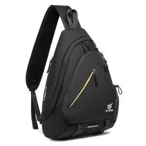 Sling Laptop Bag (Up to 13 Inch) - 18L Crossbody Sling Backpack Travel Shoulder Bag Hiking Daypack for Men Women(Black) Sling Laptop Bag (Up to 13 Inch) - 18L Crossbody Sling Backpack Travel Shoulder Bag Hiking Daypack for Men Women(Black)