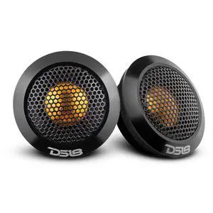 DTX 2.2 Inches Titanium Dome Tweeter with Aluminum Body - Sound Quality 60 Watts Peak 4 OHMS Neodymium Magnet (2 Speakers) DTX 2.2 Inches Titanium Dome Tweeter with Aluminum Body - Sound Quality 60 Watts Peak 4 OHMS Neodymium Magnet (2 Speakers)