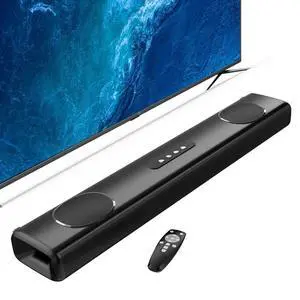 100W Sound Bar for Smart TV, 2.2 ch Soundbar with Bluetooth 5.3/ARC/Opt/AUX Connect, Surround Sound System for TV with 4 Speakers, Home Audio Surround Sound System for TV PC Projector 100W Sound Bar for Smart TV, 2.2 ch Soundbar with Bluetooth 5.3/ARC/Opt/AUX Connect, Surround Sound System for TV with 4 Speakers, Home Audio Surround Sound System for TV PC Projector