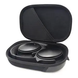 Hard Case for Bose QC15/QC35/QC25/QC45/QC45SE/QC SE, Wireless Noise-canceling Headphone Case Replacement with Cable Storage Hard Case for Bose QC15/QC35/QC25/QC45/QC45SE/QC SE, Wireless Noise-canceling Headphone Case Replacement with Cable Storage