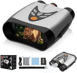 Night Vision Goggles Binoculars Gift for Men Dad Husband | 4K IR, 10X Zoom, 3.0" HD Screen, 3000mAh Battery, Day&Night Use, Wildlife/Camp, Unique Tech Gift,Bday/Xmas/FatherDay Night Vision Goggles Binoculars Gift for Men Dad Husband | 4K IR, 10X Zoom, 3.0" HD Screen, 3000mAh Battery, Day&Night Use, Wildlife/Camp, Unique Tech Gift,Bday/Xmas/FatherDay