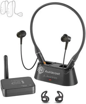 Aura Loop - Auracast Wireless TV Earbuds with Voice Clear | Dual Connection for TV & Phone,Easy Charging Dock,Compatible with Auracast Hearing Aids,Ideal for Seniors & Hard of Hearing Aura Loop - Auracast Wireless TV Earbuds with Voice Clear | Dual Connection for TV & Phone,Easy Charging Dock,Compatible with Auracast Hearing Aids,Ideal for Seniors & Hard of Hearing