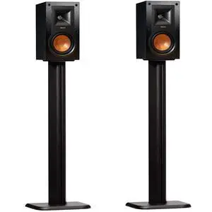 Universal Floor Speaker Stands - Vibration-Absorbing MDF Design Works with Klipsch, Polk, JBL & Other Bookshelf Speakers Or Studio Monitors - Includes Sound Iso Pads & Carpet Spikes Universal Floor Speaker Stands - Vibration-Absorbing MDF Design Works with Klipsch, Polk, JBL & Other Bookshelf Speakers Or Studio Monitors - Includes Sound Iso Pads & Carpet Spikes