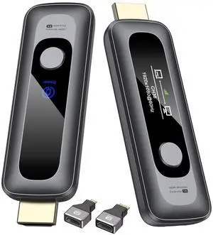 Wireless HDMI Transmitter and Receiver 2.4G/5G Plug&Play | HDMI Wireless Extender with Smart Display-1080P@60Hz, 328FT/100M Long Range for TV/Projector/Monitor from Laptop/Pc/TV box Wireless HDMI Transmitter and Receiver 2.4G/5G Plug&Play | HDMI Wireless Extender with Smart Display-1080P@60Hz, 328FT/100M Long Range for TV/Projector/Monitor from Laptop/Pc/TV box