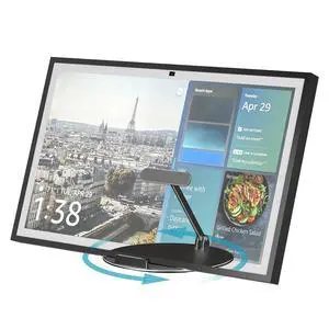Adjustable Stand for Echo Show 21 & Show 15, 90° Tilt, 360° Swivel | Metal, No Assembly, Horizontal or Vertical Mode Screen Stand for Alexa Show 15, Easy to Use, Echo Show 15 Stand for Kitchen Adjustable Stand for Echo Show 21 & Show 15, 90° Tilt, 360° Swivel | Metal, No Assembly, Horizontal or Vertical Mode Screen Stand for Alexa Show 15, Easy to Use, Echo Show 15 Stand for Kitchen
