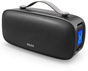 Extreme Boom Pro D300 Bluetooth Speaker, 80W Immersive Stereo Sound | 20H Playtime, 3-Mode Pro EQ, Beat-Driven Lights, IPX6 Waterproof for Camping, Parties and Backyard - Black Extreme Boom Pro D300 Bluetooth Speaker, 80W Immersive Stereo Sound | 20H Playtime, 3-Mode Pro EQ, Beat-Driven Lights, IPX6 Waterproof for Camping, Parties and Backyard - Black