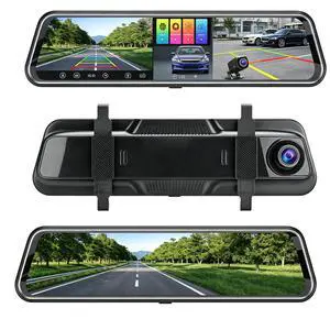 Rear View Mirror Dash Camera for Car Security Front and Rear Dash Cam, Dashcam 10 Touch Screen Dual Cameras Car Video Recorder Night Vision G-Sensor Parking Assistance 24H Parking Monitor Rear View Mirror Dash Camera for Car Security Front and Rear Dash Cam, Dashcam 10 Touch Screen Dual Cameras Car Video Recorder Night Vision G-Sensor Parking Assistance 24H Parking Monitor