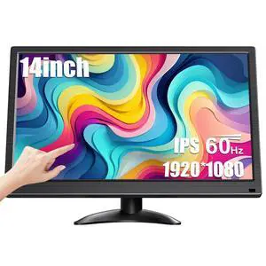 14 Inch Touch Screen Monitor FHD 1080P 99%sRGB IPS/HDMI/USB-C PC Monitor | Built-in Speaker/VESA Support/Plug & Play, for Laptop Phone Raspberry Pi Switch PS4 PS5 14 Inch Touch Screen Monitor FHD 1080P 99%sRGB IPS/HDMI/USB-C PC Monitor | Built-in Speaker/VESA Support/Plug & Play, for Laptop Phone Raspberry Pi Switch PS4 PS5