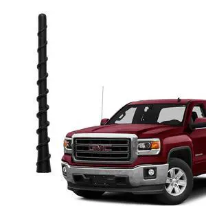 for GM Trucks 1999-2026 Short Flexible Antenna, Fits for Chevy Silverado/GMC Sierra 1500 2500 3500 Pickup Replacement Antenna Rod, Car Wash Safe, 7 Inch Rubber Spiral Mast Black for GM Trucks 1999-2026 Short Flexible Antenna, Fits for Chevy Silverado/GMC Sierra 1500 2500 3500 Pickup Replacement Antenna Rod, Car Wash Safe, 7 Inch Rubber Spiral Mast Black
