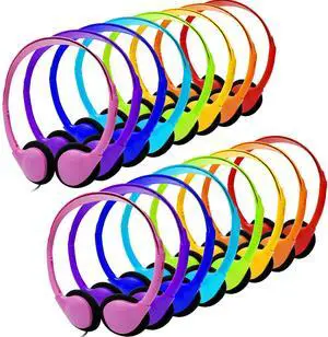 Kids Headphones 16 Pack Bulk Multi Color for School Classroom Students Children Toddler Boys Girls Teen and Adult Kids Headphones 16 Pack Bulk Multi Color for School Classroom Students Children Toddler Boys Girls Teen and Adult