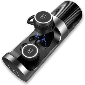 Clarity 101 AirLinks Wireless Earbuds, Bluetooth 5.0 in-Ear Headphones with Charging Case, Stereo Earphones Deep Bass Sound, IPX5 Waterproof, Built-in Mic, Clear Call, Secure Fit for Sports Clarity 101 AirLinks Wireless Earbuds, Bluetooth 5.0 in-Ear Headphones with Charging Case, Stereo Earphones Deep Bass Sound, IPX5 Waterproof, Built-in Mic, Clear Call, Secure Fit for Sports