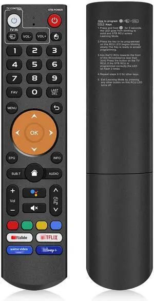 Replacement Learning Bluetooth Voice Remote Control fit for vSeeBox V3 Plus/Pro V5PRO Models Replacement Learning Bluetooth Voice Remote Control fit for vSeeBox V3 Plus/Pro V5PRO Models