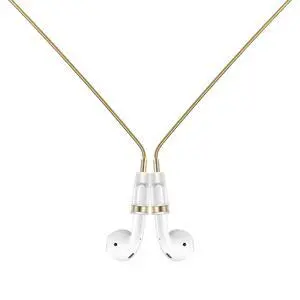 Anti-Lost Neck Strap for Airpods, Strong Magnetic Necklace Holder String, Sports Lanyard for Headphone Compatible with AirPods 1&2 /3rd /Pro/Pro 2 S Gold Anti-Lost Neck Strap for Airpods, Strong Magnetic Necklace Holder String, Sports Lanyard for Headphone Compatible with AirPods 1&2 /3rd /Pro/Pro 2 S Gold
