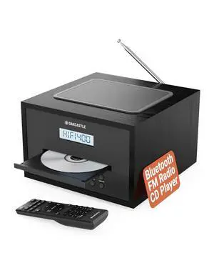 Home Stereo System with CD Player Bluetooth & Radio | 40W FM Radio, Solid Wood Build, and 30 Presets | Multi Format Support, CD Player for Home, Compact Music System | Hifi400 Home Stereo System with CD Player Bluetooth & Radio | 40W FM Radio, Solid Wood Build, and 30 Presets | Multi Format Support, CD Player for Home, Compact Music System | Hifi400
