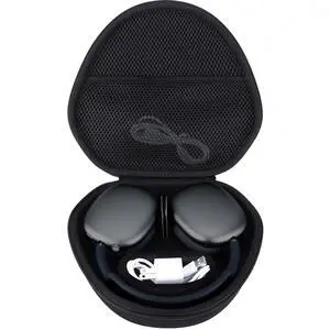 Hard Case Replacement for Apple Airpods Max Over-Ear Headphones | Hard Shell Shockproof, Portable Headphone Storage, Mesh Bag Organizer, Lightweight Travel Hard Case Replacement for Apple Airpods Max Over-Ear Headphones | Hard Shell Shockproof, Portable Headphone Storage, Mesh Bag Organizer, Lightweight Travel
