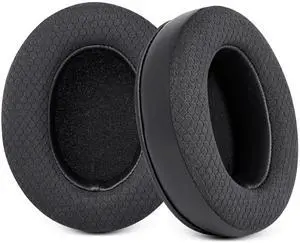 Replacement Earpads for Audio Technica ATH M50X/M40X, HyperX Cloud/Alpha | Ear Cushions Also for Sony MDR-7506 Series, Steelseries Arctis, Turtle Beach Stealth & More - Black Replacement Earpads for Audio Technica ATH M50X/M40X, HyperX Cloud/Alpha | Ear Cushions Also for Sony MDR-7506 Series, Steelseries Arctis, Turtle Beach Stealth & More - Black