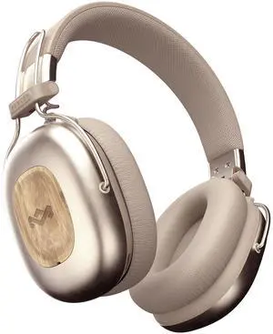 House of Positive Vibration Rebel Wireless ANC Headphones - Over Ear Bluetooth Earphones with Adaptive Noise Cancelling, 130 H Playtime, IPX5, Sustainable Materials (Cream) House of Positive Vibration Rebel Wireless ANC Headphones - Over Ear Bluetooth Earphones with Adaptive Noise Cancelling, 130 H Playtime, IPX5, Sustainable Materials (Cream)