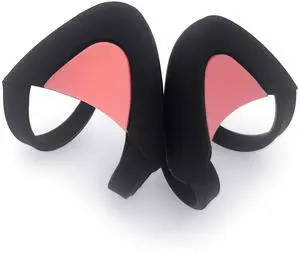 Cute Cat Ears Fits HypreX Cloud/Stinger/Cloud Flight Headsets, Universal Fit Lovely Kitty Adjustable Attachment Straps for Video Live Gaming Headphone, Black & Pink Cute Cat Ears Fits HypreX Cloud/Stinger/Cloud Flight Headsets, Universal Fit Lovely Kitty Adjustable Attachment Straps for Video Live Gaming Headphone, Black & Pink