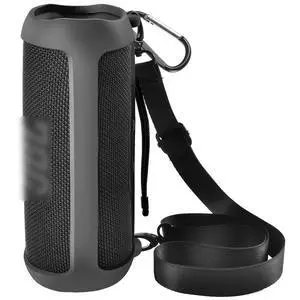 Silicone Case for JBL FLIP 6 Waterproof Portable Bluetooth Speaker | Shoulder Strap, Carabiner, Travel, Outdoor, for Gel Soft Skin Rubber Cover, Bluetooth Speaker Rubber Sleeve, Case Only, Black Silicone Case for JBL FLIP 6 Waterproof Portable Bluetooth Speaker | Shoulder Strap, Carabiner, Travel, Outdoor, for Gel Soft Skin Rubber Cover, Bluetooth Speaker Rubber Sleeve, Case Only, Black