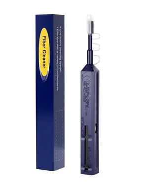 LC Fiber Cleaner, Fiber Optic Cleaning Pen | LC/MU one click fiber optic cleaner Reusable For 1.25mm Male/Female Optical Adapters Ferrules Reliable LC Fiber Cleaner, Fiber Optic Cleaning Pen | LC/MU one click fiber optic cleaner Reusable For 1.25mm Male/Female Optical Adapters Ferrules Reliable